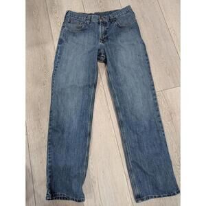 Carhartt Blue Jeans Size 32 X 32 Relaxed Fit